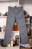 小贝上身款 RRL COTTON OFFICER'S CHINO白色蓝色复古做旧工装裤