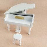 三角钢琴音乐盒创意音乐盒女朋友生日礼物女友老婆朋友结婚礼物
