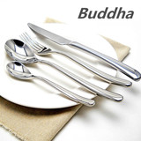 Buddha月光西餐刀叉勺全套套装不锈钢 正品高档外贸原单出口法国
