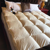 鹅毛羽绒床垫五星级宾馆白鹅绒全棉保暖加厚1.5米1.8单双人床褥子