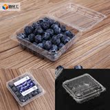 蓝莓保鲜盒塑料包装透明盒子树莓桑葚杨梅水果保鲜盒一次性透气孔