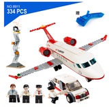 乐高军事系列男孩益智拼装积木私人客机飞机场模型6-10-12岁玩具