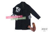 韩国代购男装ZIOZIA 16春男士羊毛呢大衣 BZW/DZW1CG1102特价外套
