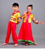 新款特价儿童韩服女童朝鲜族舞蹈服装演出裙服大长今舞台表演服
