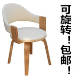 特价包邮固定扶手 实木休闲人造革电脑椅  正品新款时髦豪华转椅