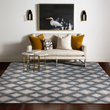 印度进口手工编织麻地毯 简约美式田园纯色素材耐潮客厅茶几地毯