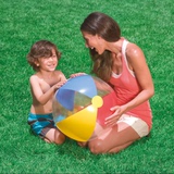 包邮INTEX正品充气海边沙滩草坪戏水玩具透明拼色球儿童手拍球