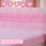 蕾丝床头罩玫瑰公主布艺皮床1.5m1.8m床头套防尘罩夹棉加厚保护套
