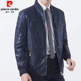 皮尔卡丹男夹克2016春季新款中年男士休闲韩版立领夹克衫商务外套