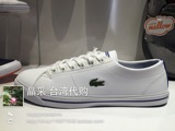 台湾lacoste鳄鱼专柜正品代购2016/6/22新品pu皮面小白鞋女鞋