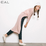 EAL正品2016春夏女式针织衫直筒长款开衫短袖薄款毛衫L131