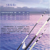 名之品波纹技日本进口碳素3.6m4.5m5.4m鱼竿渔具