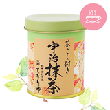 日本代购 天然宇治抹茶粉烘焙原料蛋糕饼干原料礼盒罐装付茶漏40g