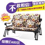多功能可拆洗折叠客厅布艺沙发床折叠床单双人1米1.2米1.5米包邮