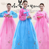 长今古装传统朝鲜族服装少数民族舞蹈韩国宫廷传统韩服女表演出服
