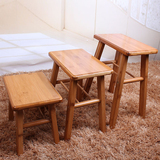 楠竹小板凳洗衣凳实木凳子矮凳非塑料宝宝凳家用方凳圆凳包邮特价