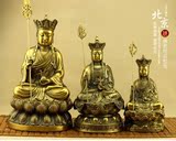 特价包邮开光纯铜地藏王菩萨佛像 九华山地藏王像 地藏菩萨坐站像