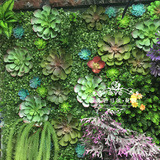 仿真草坪绿化墙体背景墙地毯草皮假叶子阳台绿植装饰绿色多肉植物
