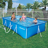 大型加高成人家庭超大加厚支架游泳池儿童充气方形水池戏水池养鱼