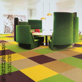 纯色地毯方块摄影多色糖果色地毯绿色黄色隔音阻燃办公室家用地毯
