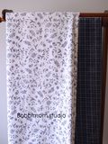 2.5m宽幅斜纹纯棉手工床品布料（可加工定做）AB版国民文艺青年布