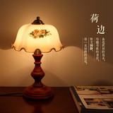 欧式台灯奢华实木创意客厅卧室床头灯美式民国老上海装饰复古台灯