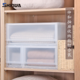 日本伸和进口抽屉式收纳箱透明塑料衣柜内衣服整理箱储物盒组合装