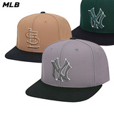 MLB韩国专卖店直邮 16春新款男女情侣棒球帽 少年户外出游平沿帽