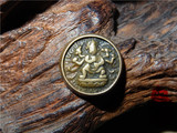 藏传利玛铜擦擦佛像 《A》直径2.01cm 文玩宗教造像 法器护佑安康