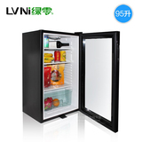 【天天特价】LVIN95升小型冰柜冷藏立式单门展示柜冰箱保鲜冷柜