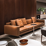北欧沙发真皮布艺宜家沙发单双三人位创意小户型时尚简约客厅组合