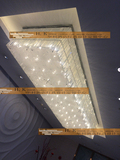 长方形酒店工程灯具大堂大厅水晶吸顶灯豪华别墅大型会所灯饰正品
