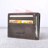 新款男女式小卡包超薄真皮小钱包短款多功能复古迷你钱包卡包