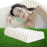 泰国进口皇家乳胶枕头护颈枕纯天然正品颈椎成人防螨橡胶枕头枕芯
