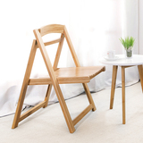 可折叠椅子靠背椅家用餐台楠竹餐椅学生书桌椅简约创意现代休闲椅