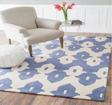 时尚简约宜家格子房间客厅沙发茶几图案手工腈纶家用地垫定制地毯