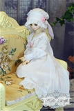 Hello J小姐 BJD SD 4分娃娃衣服-复古兔耳睡衣