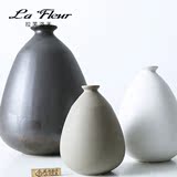 拉芙洛禾 基律纳北欧色彩系-陶瓷瓶 美式创意简约客厅花瓶大摆件