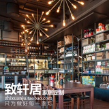 致轩居 loft美式工业风格吊灯咖啡厅酒吧餐厅设计师个性创意