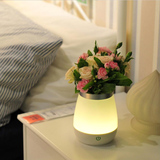创意夜光情趣卧室床头灯 充电LED装饰台灯 触摸调光花瓶小夜灯