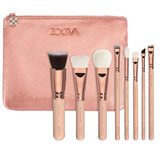 新款ZOEVA8支粉色化妆刷子 方便携带彩妆工具化妆套刷腮红眼影刷