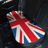 亚麻卡通汽车用品坐垫 英伦风英国国旗座垫套装车垫夏季四季通用