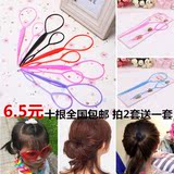 韩国发饰品拉发针盘发器女儿童编发工具小孩穿发器丸子头流行发型