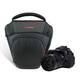 佳能相机包 单反三角包700D70D80D6D760D750D100D单肩防水摄影包