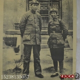 10张包邮文革画收藏怀旧文革海报宣传画 毛泽东与贺子珍在延安