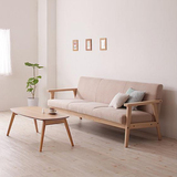 择美宜居2016北欧宜家户型实木沙发椅简约现代特价组装布艺沙发
