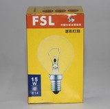 FSL佛山照明E14小口230V球形透明灯泡 15W25W40W普通小口白炽灯泡