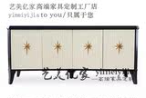 上海家具定制欧式美式新古典后现代新美式实木雕刻卧室电视柜玄关