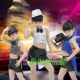 燕尾儿童现代舞表演服 亮片幼儿舞蹈服女童爵士舞演出服儿童劲舞