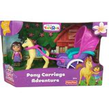Dora系列魔法马车 朵拉公主冒险小马车 女孩过家家玩具 节日礼物